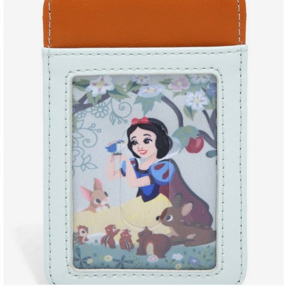 Loungefly Snow White and the Seven Dwarfs Handbag / Crossbody and Cardholder - Picture 7 of 16